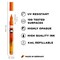 Molotow ONE4ALL Acrylic Paint Marker Character 6-Color Set, 2mm, Assorted Colors, 1 Set Each